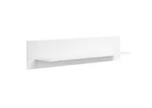 Wandboard >Paula< in Weiß - 96x22x22cm (BxHxT)