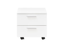 Rollcontainer >Christian< in Weiß - 50x45,2x38cm (BxHxT)