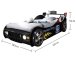Autobett >Letta< in Schwarz - 219,5x69x109,4cm (BxHxT)