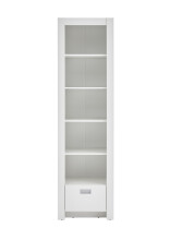 Regal >Alba< in Weiß - 54x195,5x38,8cm (BxHxT)