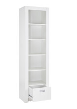 Regal >Alba< in Weiß - 54x195,5x38,8cm (BxHxT)
