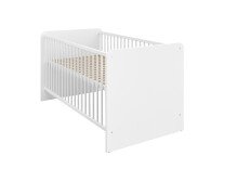 Babybett >Paula< in Weiß - 144x80,5x81,7cm (BxHxT)