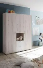 Kleiderschrank >Cristiano< in Aurum Nachbildung /...