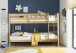 Etagenbett >Moritz< in Kiefer Natur aus Massivholz - 207x140x97cm (BxHxT)