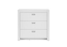 Kommode >Alba< in Weiß - 96x93,7x38,8cm (BxHxT)