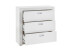 Kommode >Alba< in Weiß - 96x93,7x38,8cm (BxHxT)