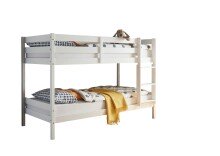 Etagenbett >Moritz< in Kiefer Weiß aus...