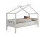Kinderbett >Liliane< in Weiß aus Massivholz - 209x170x98cm (BxHxT)