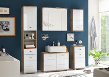 Badezimmer-Set >Peter< in Artisan aus MDF -...