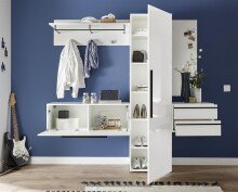 Garderoben-Set >Natalie< in Weiß -...