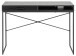 Schreibtisch >Carney< in Esche Schwarz aus Metall - 110x75x45cm (BxHxT)