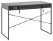 Schreibtisch >Carney< in Esche Schwarz aus Metall - 110x75x45cm (BxHxT)