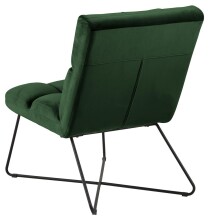 Esszimmerstuhl >Aalborg I< in Schwarz/matt aus Metall - 62x90cm (BxH)