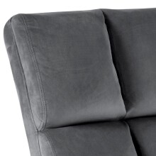 Esszimmerstuhl >Aalborg I< in Schwarz/matt aus Metall - 62x90cm (BxH)