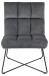 Esszimmerstuhl >Aalborg I< in Schwarz/matt aus Metall - 62x90cm (BxH)