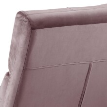 Esszimmerstuhl >Aalborg< in Dusty Rose aus Metall - 62x90x86cm (BxHxT)