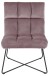 Esszimmerstuhl >Aalborg< in Dusty Rose aus Metall - 62x90x86cm (BxHxT)