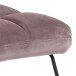 Esszimmerstuhl >Aalborg< in Dusty Rose aus Metall - 62x90x86cm (BxHxT)