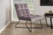 Esszimmerstuhl >Aalborg< in Dusty Rose aus Metall - 62x90x86cm (BxHxT)