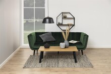 Hängeregal >Carney< in Wildeiche aus Metall - 77x77x20cm (BxHxT)