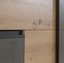Schwebetürenschrank >Zorana< in Artisan Eiche - 200.1x200.5x61.2cm (BxHxT)