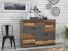Kommode >Salford< in Old Wood Vintage -...
