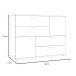 Kommode >Salford< in Old Wood Vintage - 124.9x95.9x41.3cm (BxHxT)