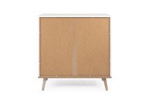 Kommode >Göteborg< in Weiß - 80x86.5x40cm (BxHxT)