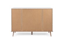 Kommode >Göteborg< in Weiß - 120x86.5x40cm (BxHxT)