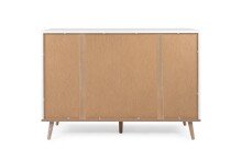 Kommode >Göteborg< in Weiß - 120x86.5x40cm (BxHxT)