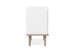 Nachtkonsole >Göteborg< in Weiß - 40x52x30cm (BxHxT)
