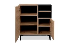 Kommode >Nola< in Artisal Eiche - 80x90x42cm (BxHxT)