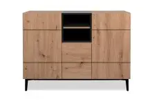 Kommode >Nola< in Artisan Eiche - 120x90x42cm (BxHxT)