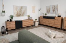 Sideboard >Nola< in Artisan Eiche - 180x90x42cm (BxHxT)