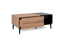 Couchtisch >Nola< in Artisan Eiche - 100x40x55cm (BxHxT)