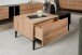 Couchtisch >Nola< in Artisan Eiche - 100x40x55cm (BxHxT)