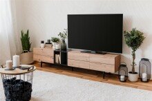 TV-Board >Nola< in Artisan Eiche - 195x48x37cm (BxHxT)