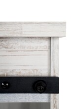 Sideboard >Sevilla< in Industrial-Design Aratinga Kiefer - 180x87x40cm (BxHxT)