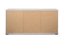 Sideboard >Sevilla< in Industrial-Design Aratinga Kiefer - 180x87x40cm (BxHxT)