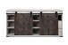 Sideboard >Sevilla< in Industrial-Design Aratinga Kiefer - 180x87x40cm (BxHxT)