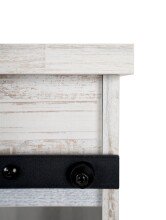 TV-Board >Sevilla< in Industrial-Design Aratinga Kiefer - 160x50x40cm (BxHxT)