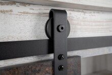 TV-Board >Sevilla< in Industrial-Design Aratinga Kiefer - 160x50x40cm (BxHxT)