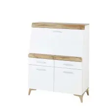 Sekretär >Secret< weiß matt MDF,...