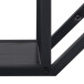 Hängeregal >Carney< in Esche Schwarz aus Metall - 77x77x20cm (BxHxT)