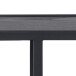 Hängeregal >Carney< in Esche Schwarz aus Metall - 77x77x20cm (BxHxT)