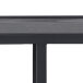 Hängeregal >Carney< in Esche Schwarz aus Metall - 77x77x20cm (BxHxT)