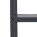 Hängeregal >Carney< in Esche Schwarz aus Metall - 77x77x20cm (BxHxT)