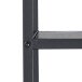 Hängeregal >Carney< in Esche Schwarz aus Metall - 77x77x20cm (BxHxT)