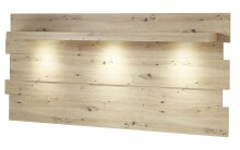 Wandboard >Lewes< in Artisan Eiche - 202x93x24cm (BxHxT)