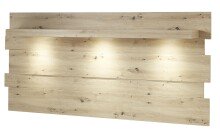Wandboard >Lewes< in Artisan Eiche - 202x93x24cm (BxHxT)